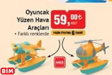 MGS OYUNCAK YÜZEN HAVA ARAÇLARI
